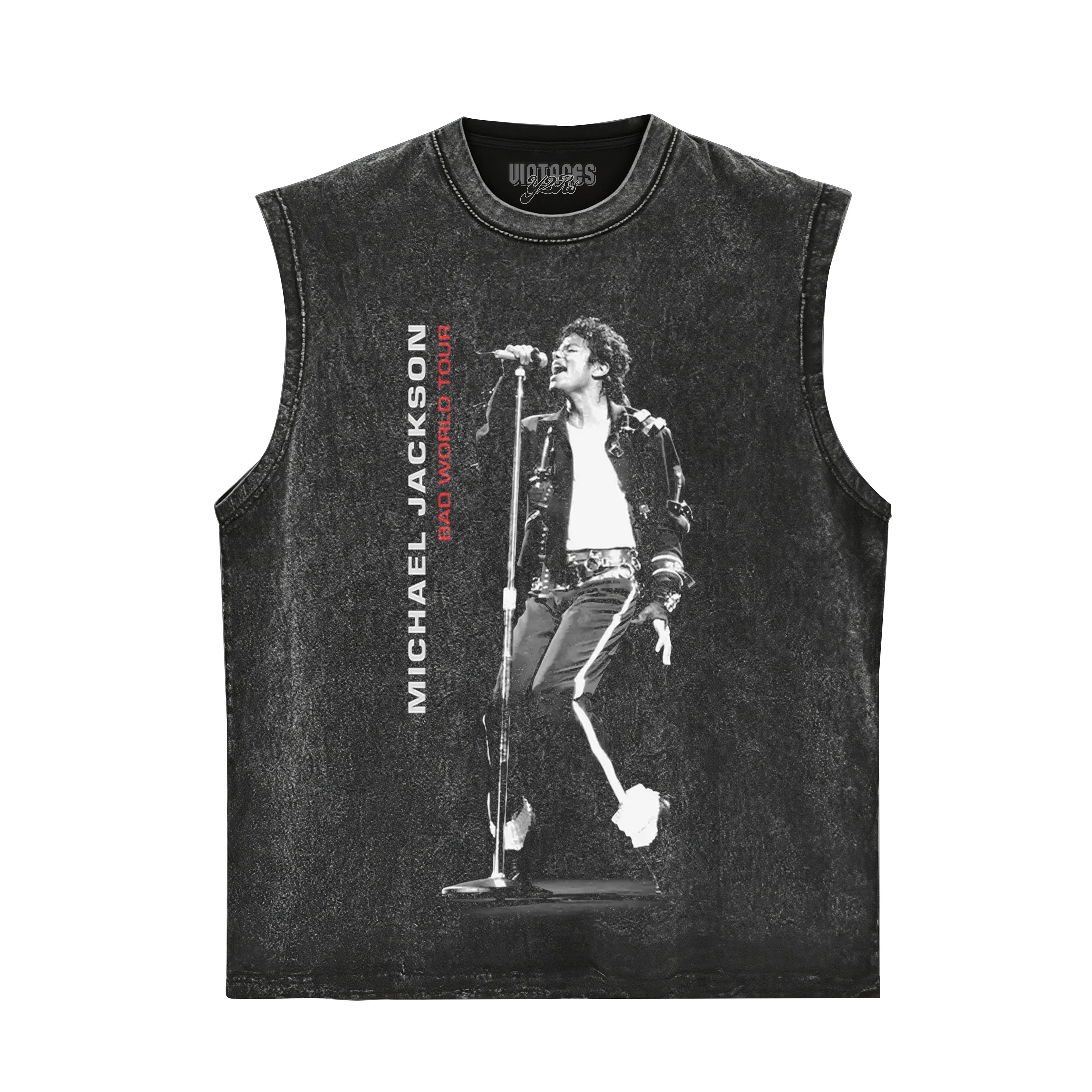 MICHAEL JACKSON BAD WORLD TOUR TANK TOP & TEE & LONG SLEEVE & LAYERED LS & HOODIE