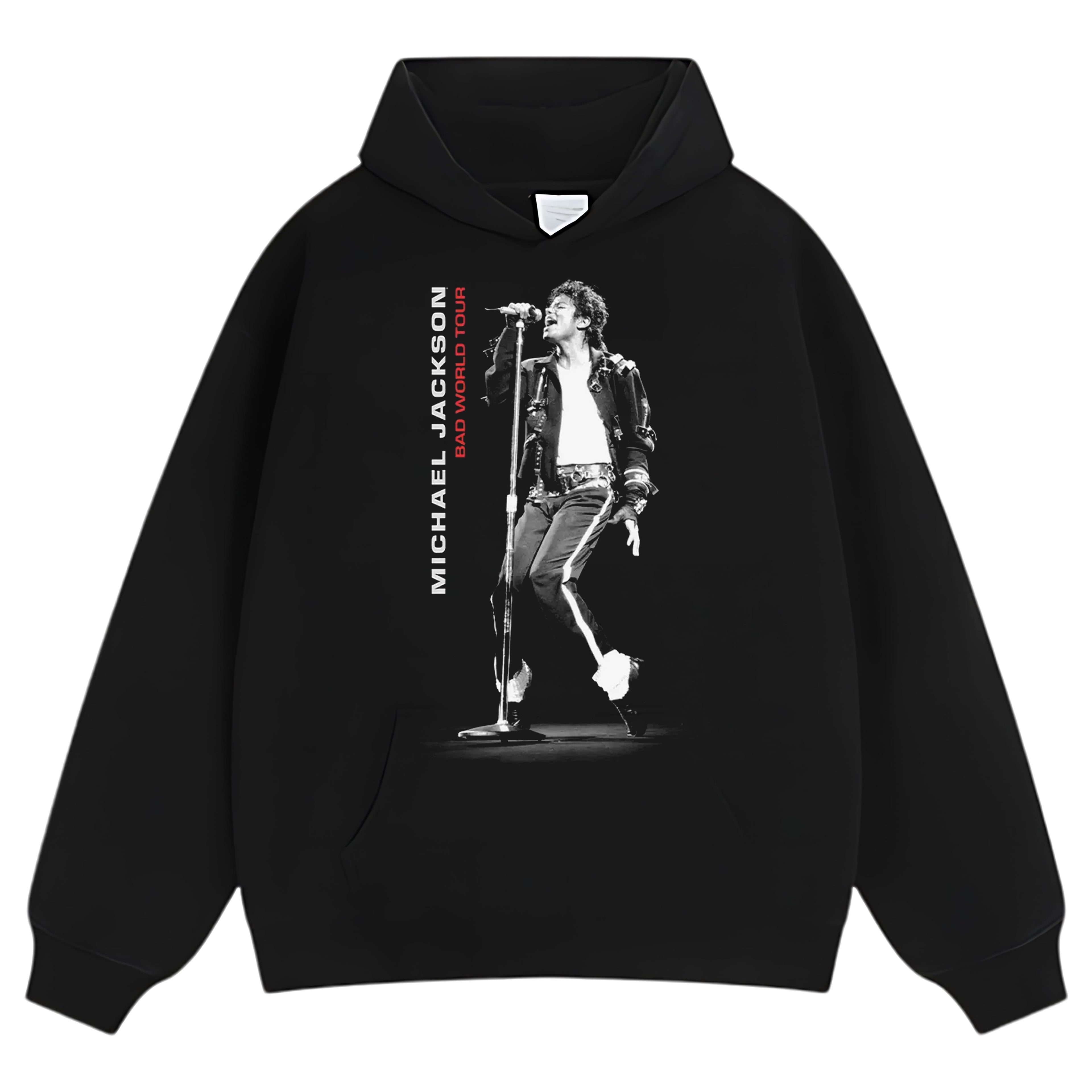 MICHAEL JACKSON BAD WORLD TOUR TANK TOP & TEE & LONG SLEEVE & LAYERED LS & HOODIE