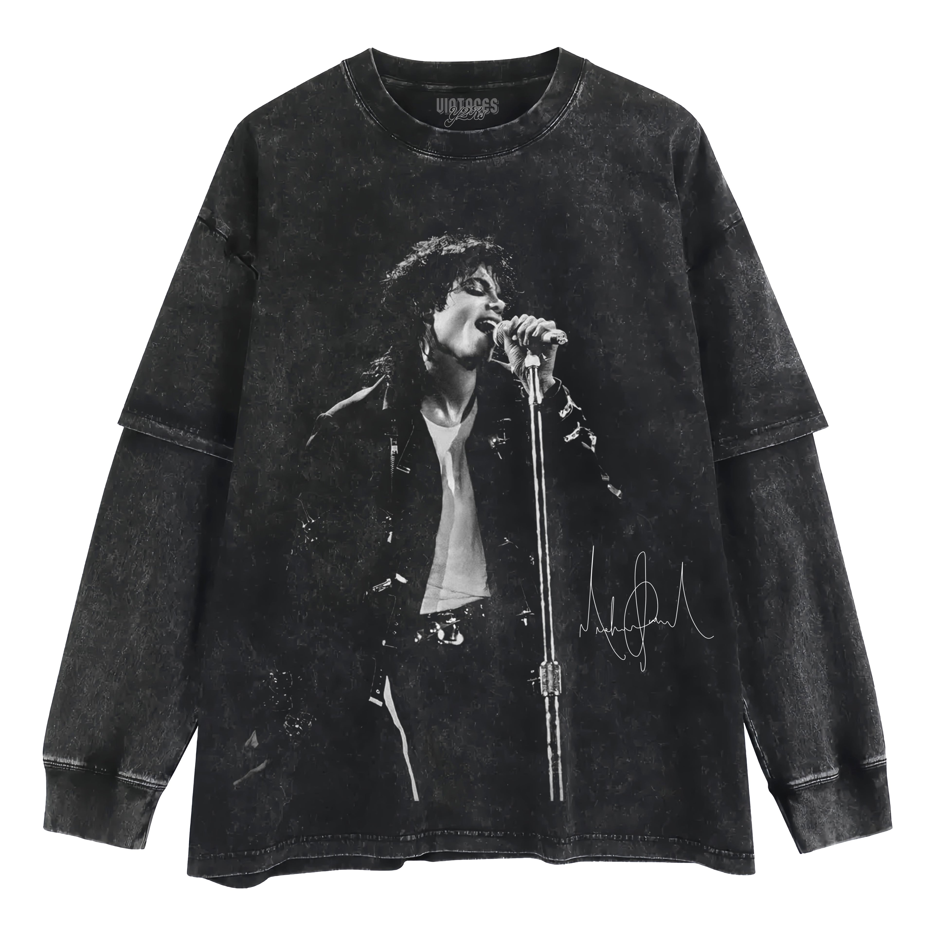 MICHAEL JACKSON SIGNATURE LAYERED LONG SLEEVE