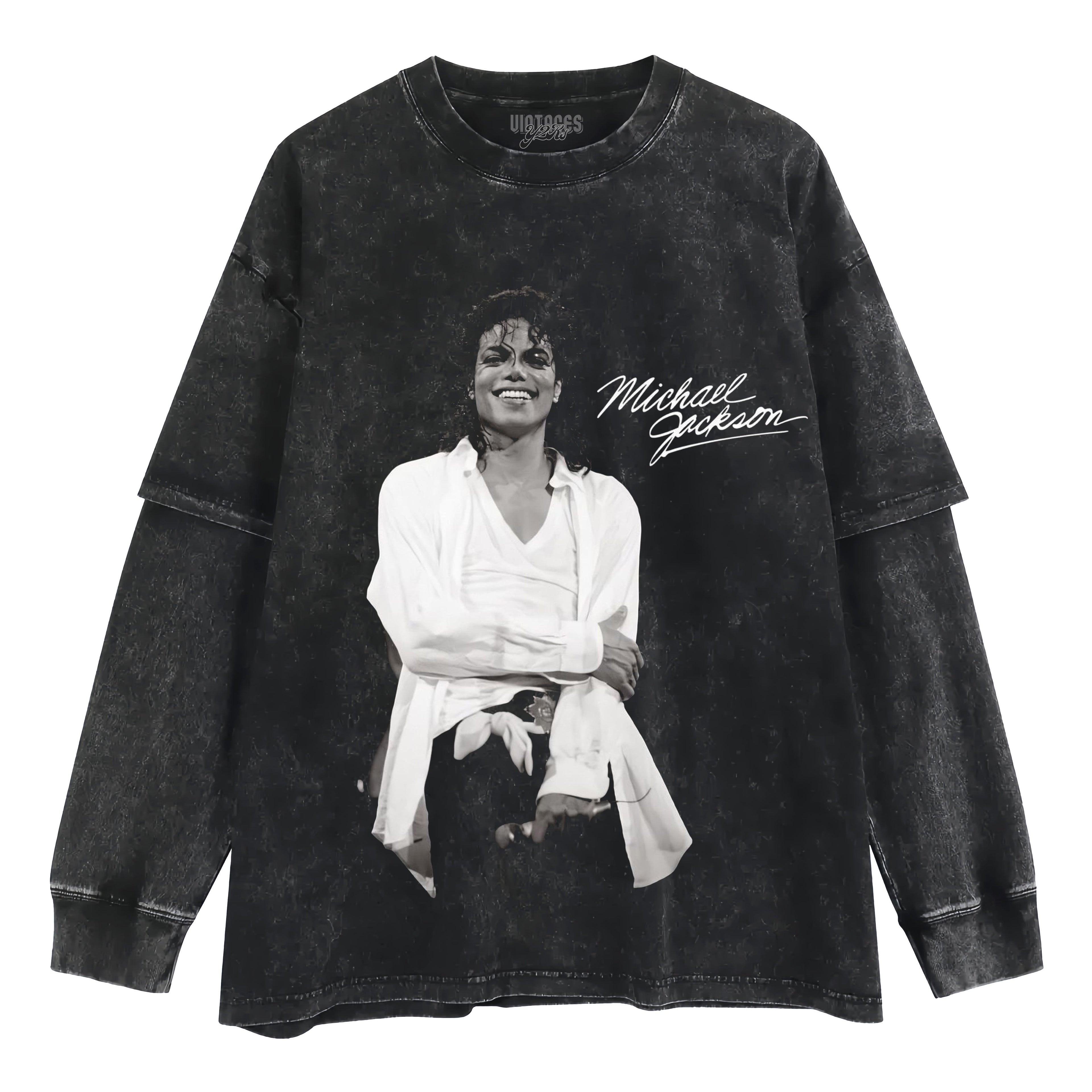 MICHAEL JACKSON SIGNATURE V2 LAYERED LONG SLEEVE