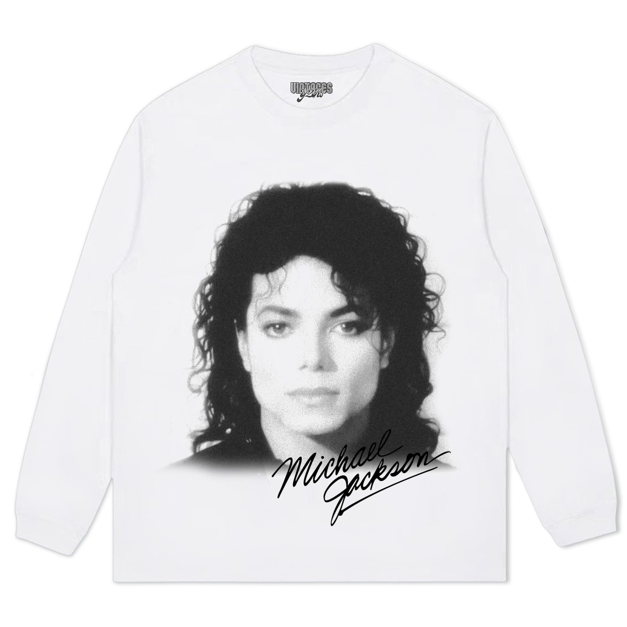 MICHAEL JACKSON SIGNED PHOTO V4 TEE & LONG SLEEVE