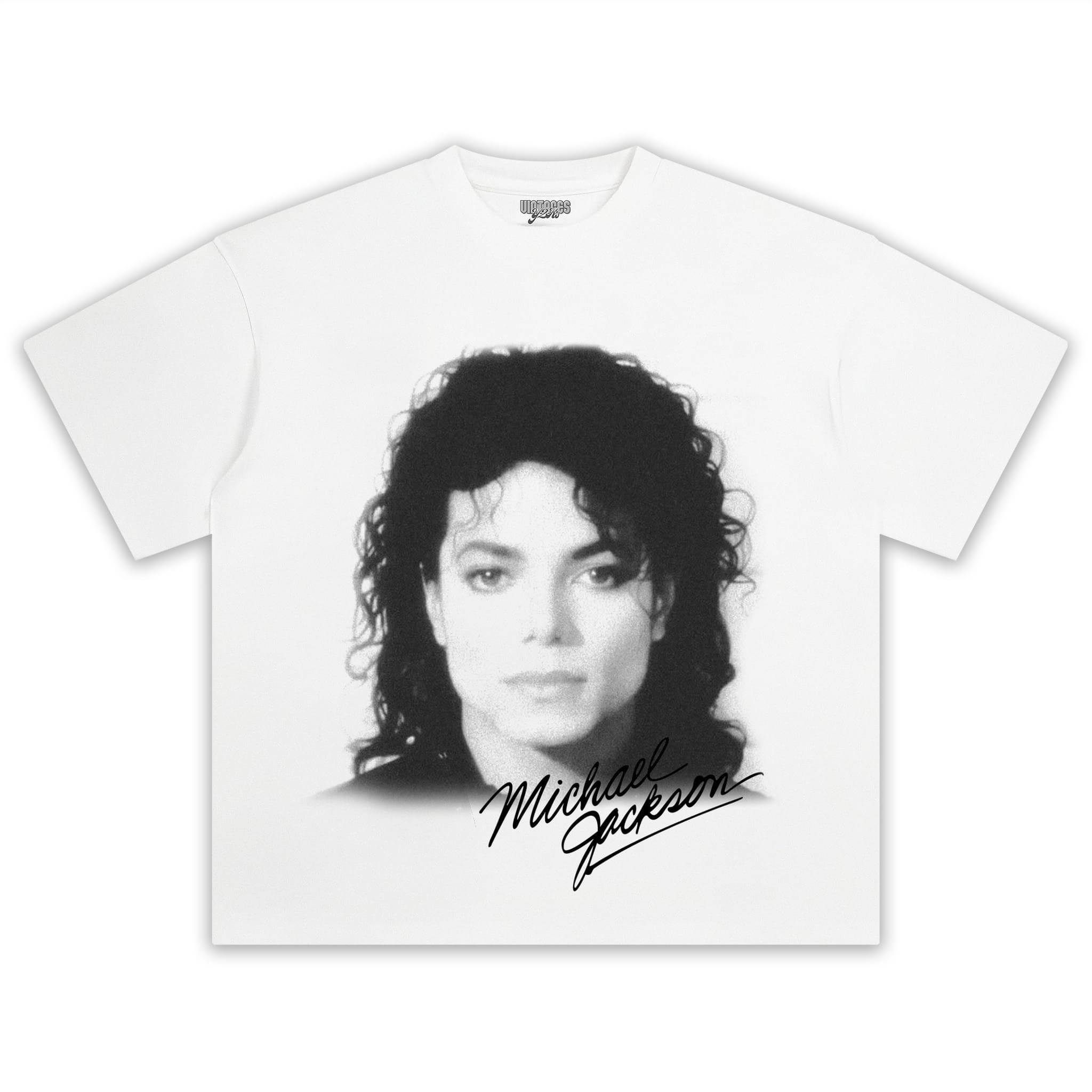 MICHAEL JACKSON SIGNED PHOTO V4 TEE & LONG SLEEVE