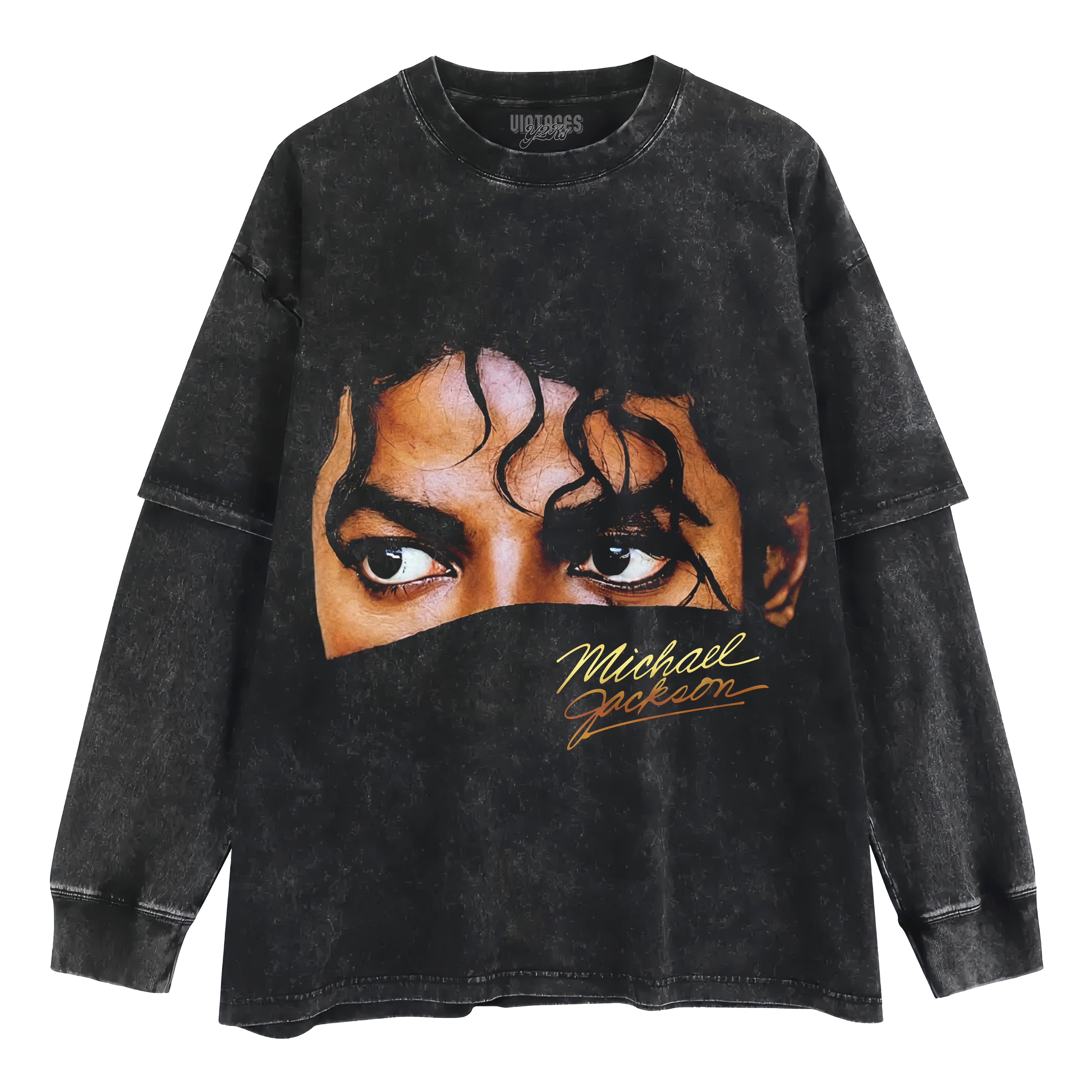 MICHAEL JACKSON - EYES TANK TOP & TEE & LONG SLEEVE & LAYERED LS & HOODIE