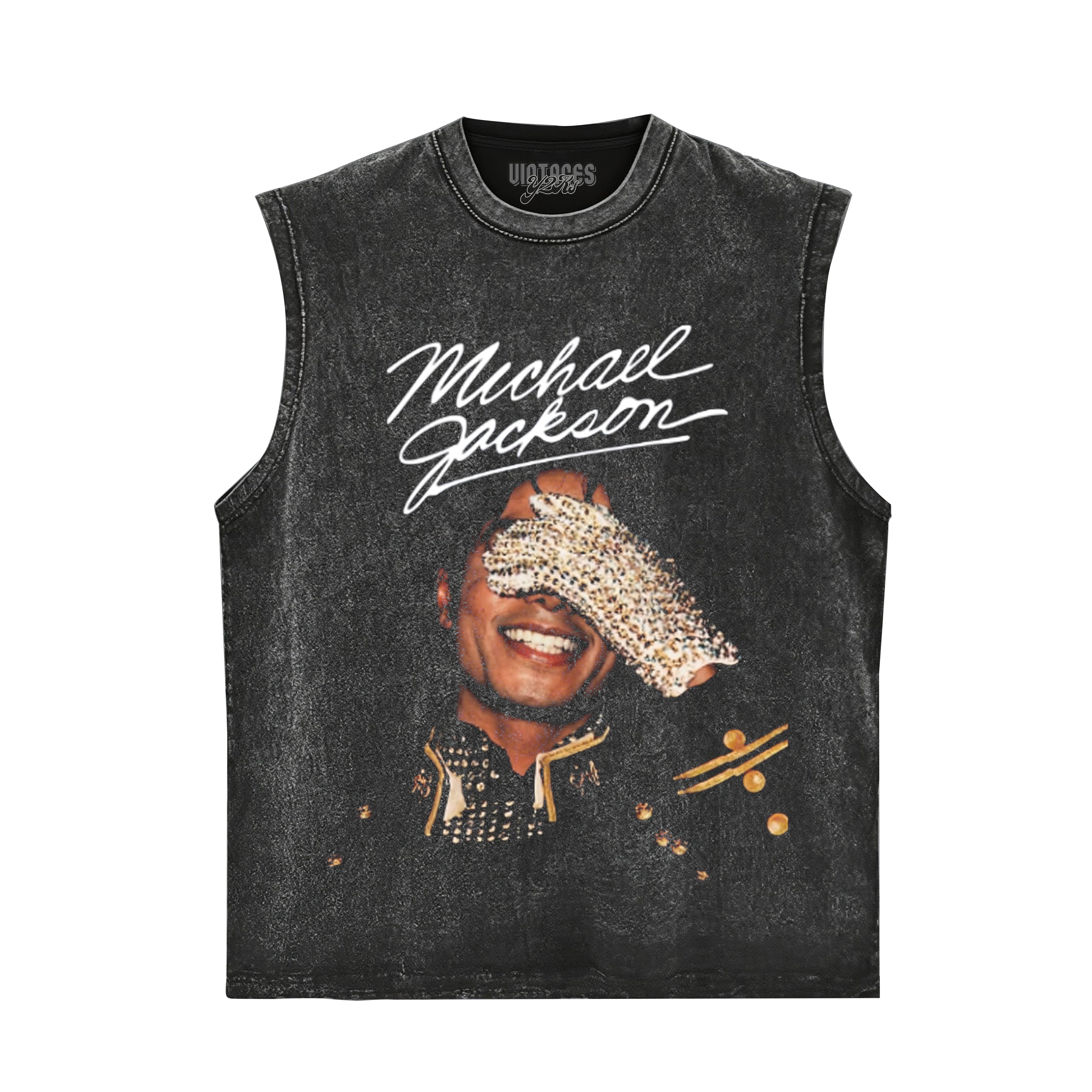 MICHAEL JACKSON GLOVE SIGNED TANK TOP & TEE & LONG SLEEVE & LAYERED LS & HOODIE