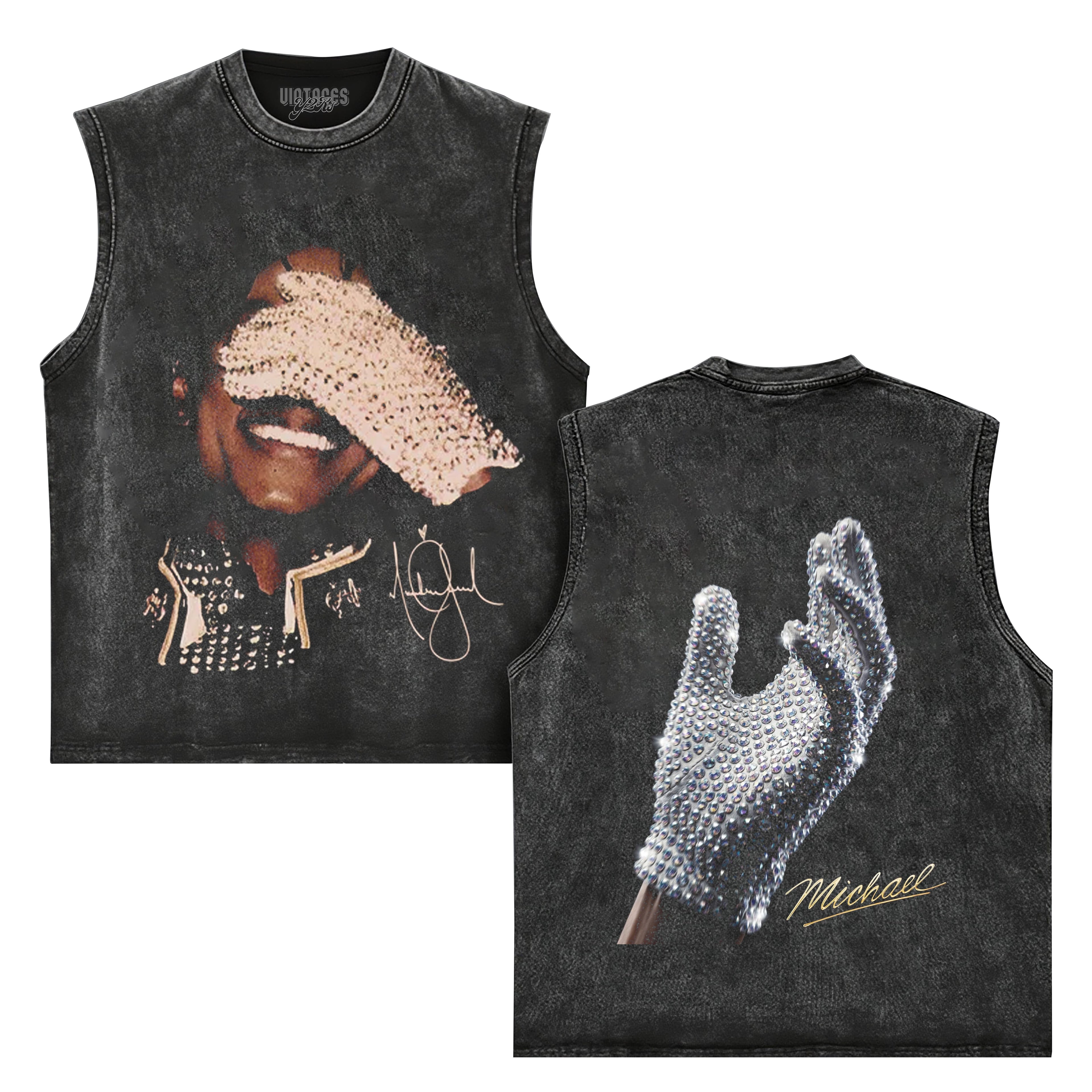 MICHAEL JACKSON GLOVE TANK TOP & TEE