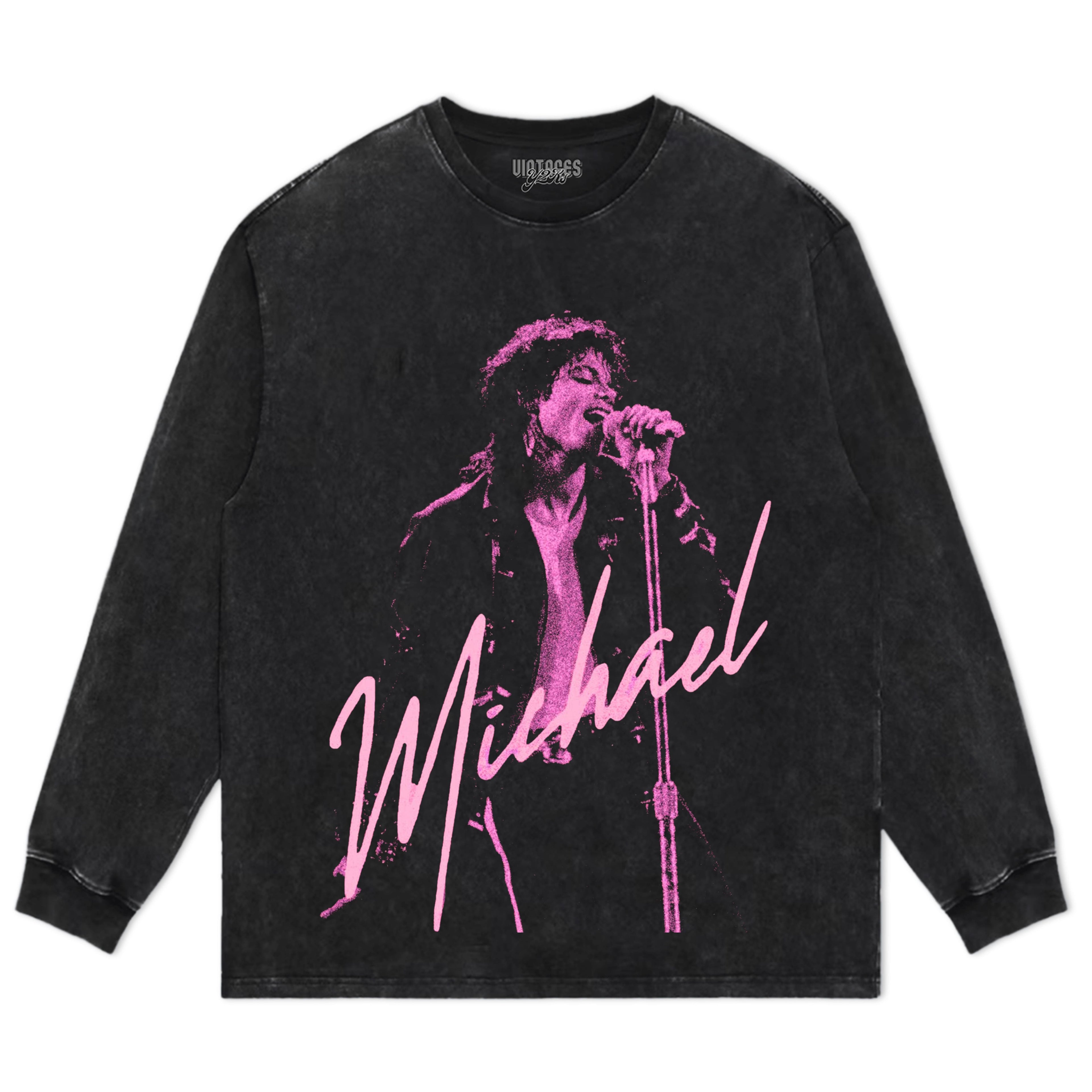 MICHAEL JACKSON KING OF POP V6 TANK TOP & TEE & LONG SLEEVE & LAYERED LS & HOODIE