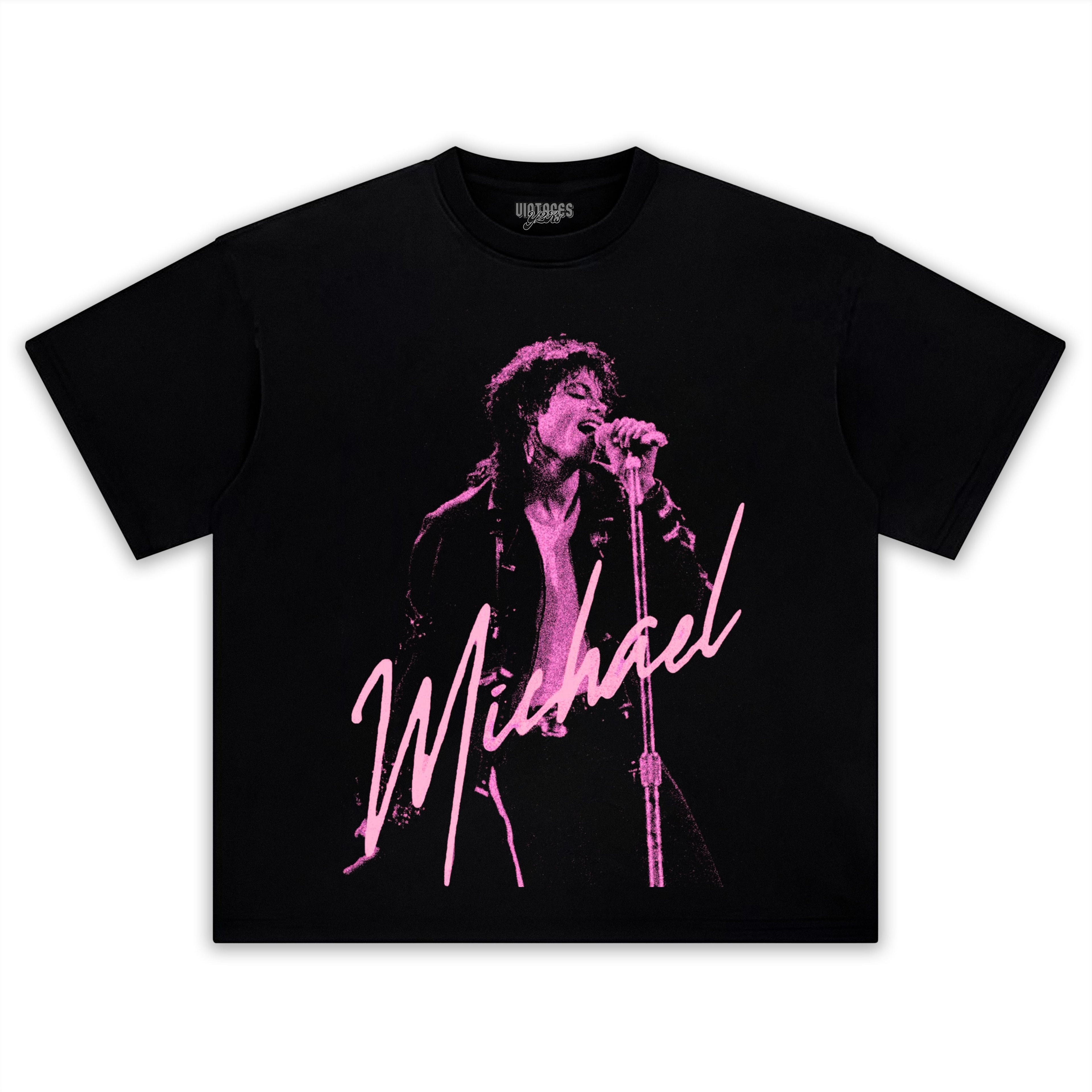 MICHAEL JACKSON KING OF POP V6 TANK TOP & TEE & LONG SLEEVE & LAYERED LS & HOODIE