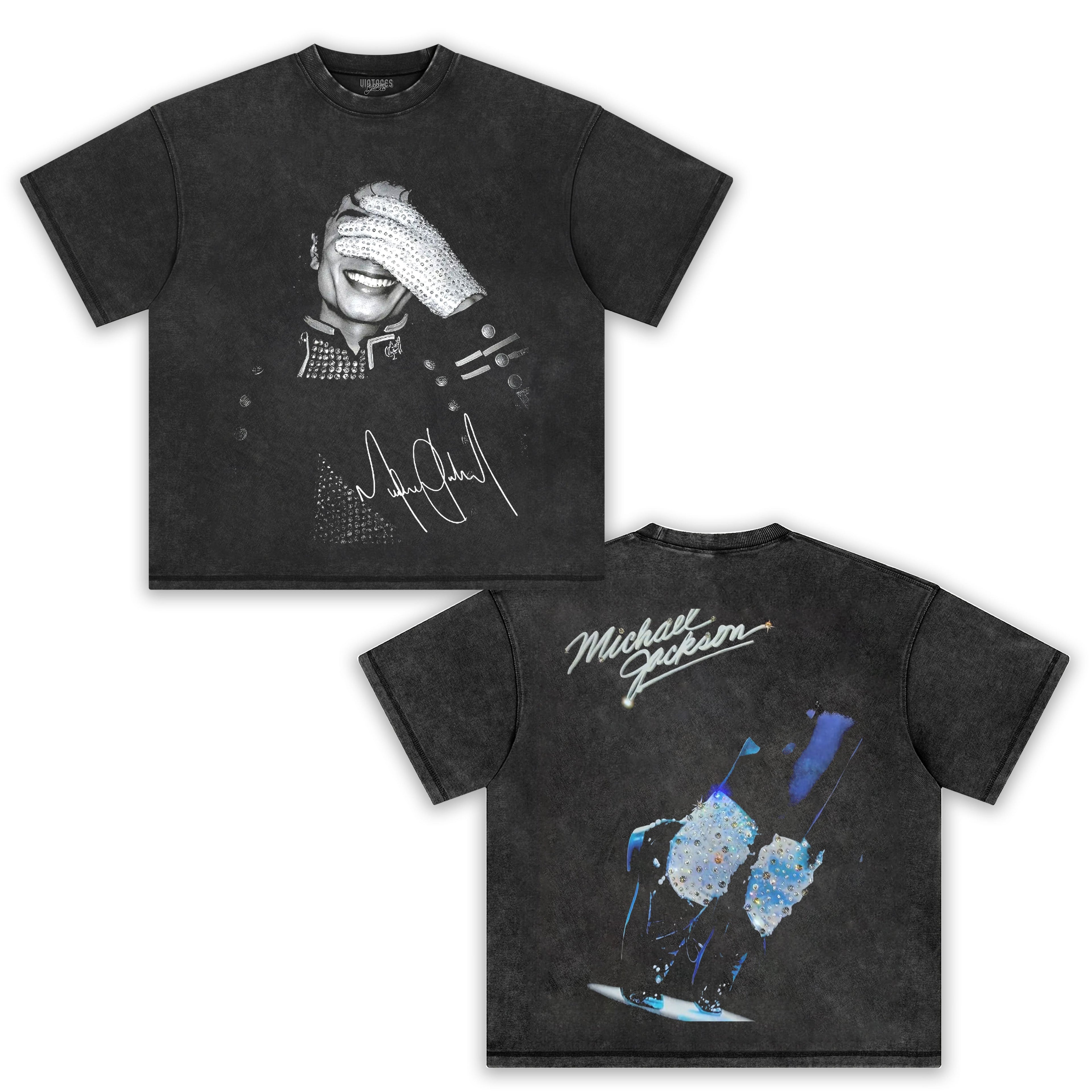 MICHAEL JACKSON KING OF POP VINTAGE V2 TANK TOP & TEE