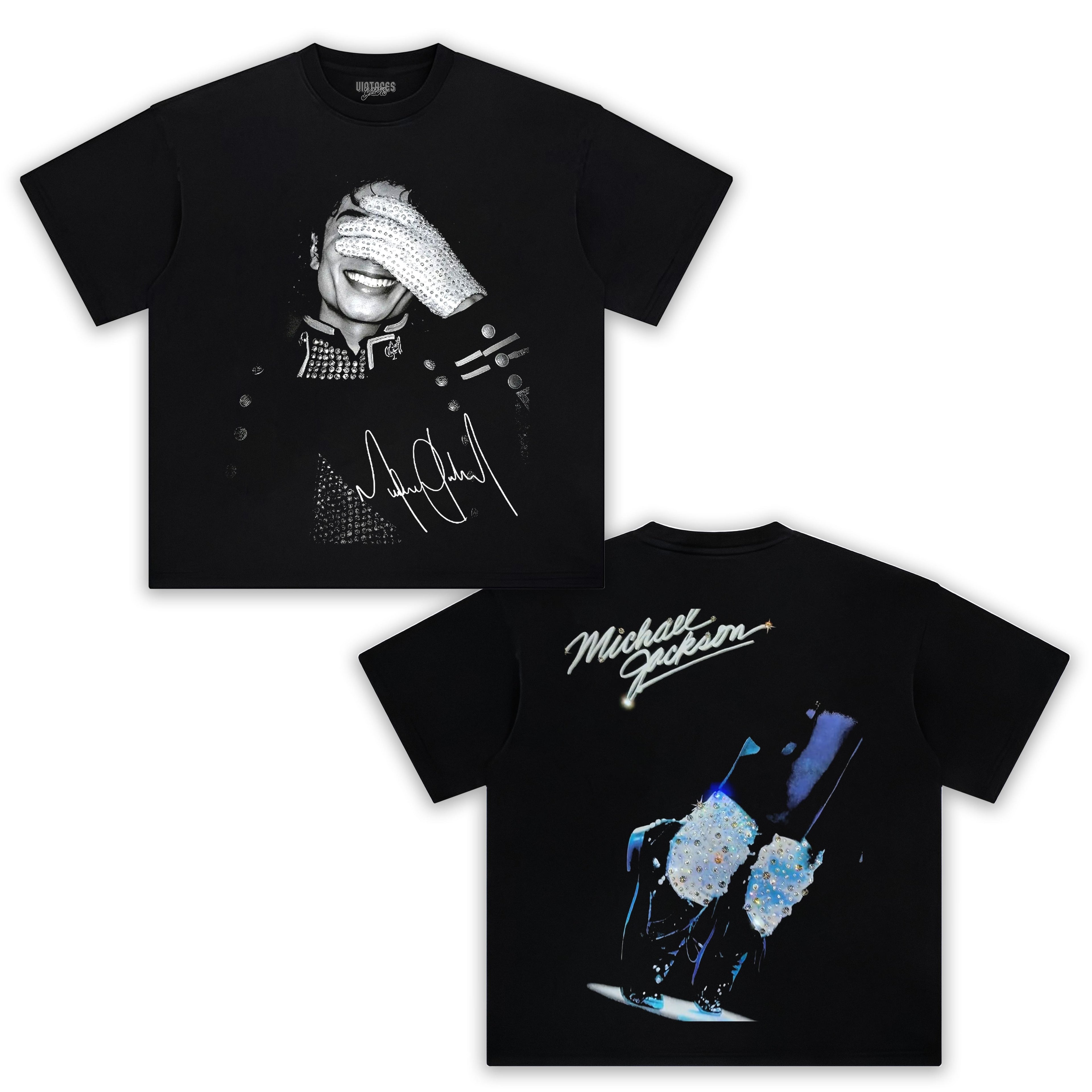 MICHAEL JACKSON KING OF POP VINTAGE V2 TANK TOP & TEE