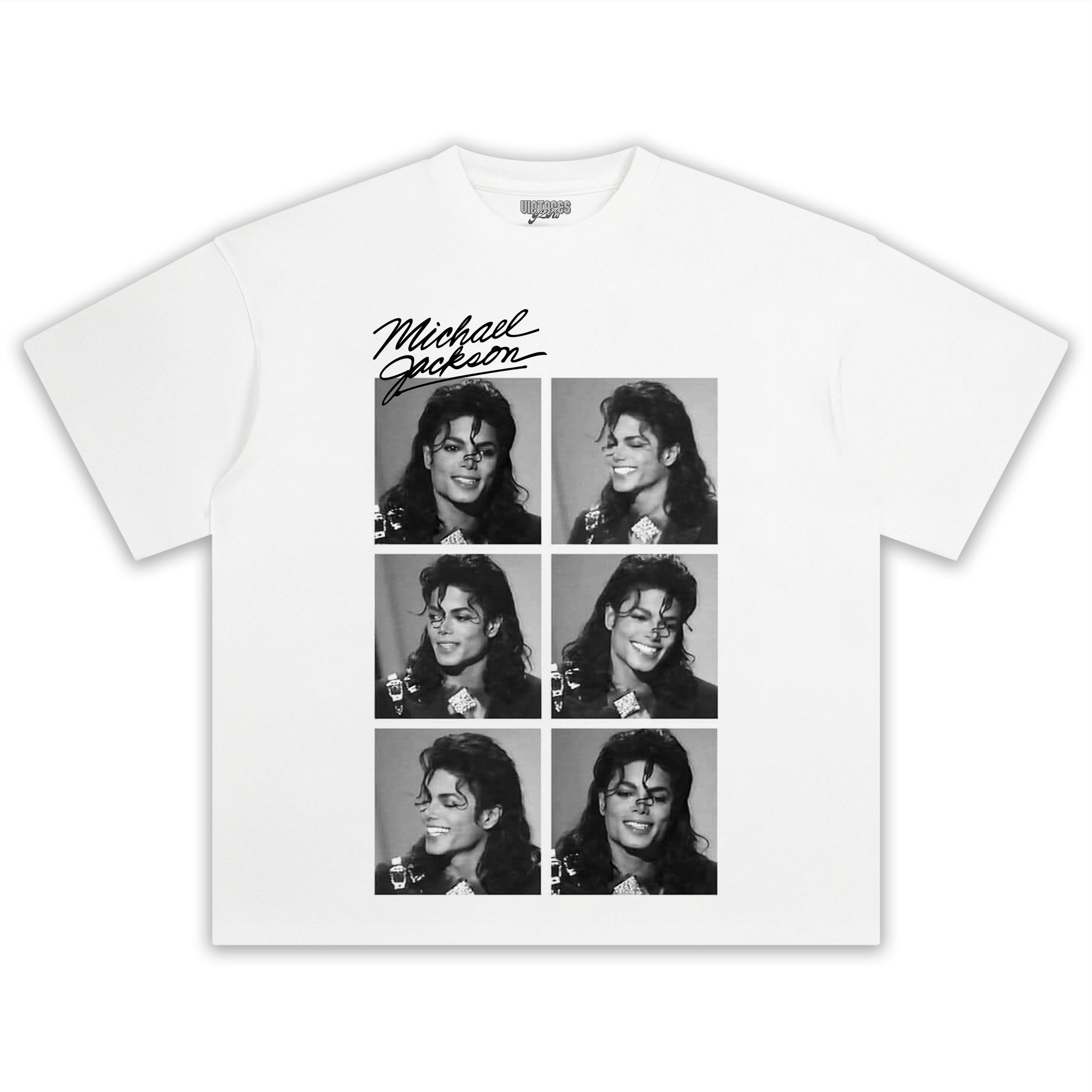 MICHAEL JACKSON SIGNED PHOTO V2 TEE & LONG SLEEVE