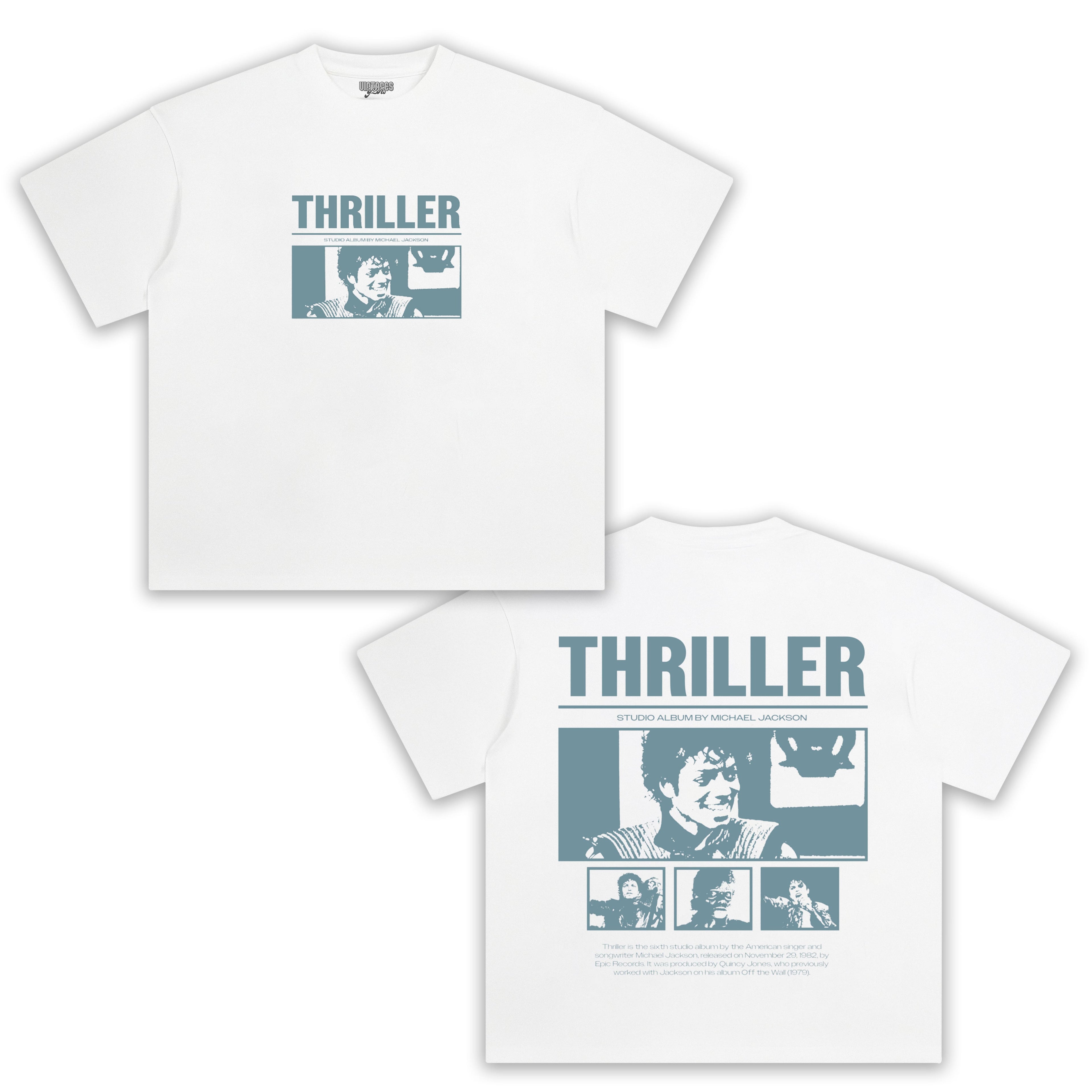 MICHAEL JACKSON THRILLER POSTER TANK TOP & TEE