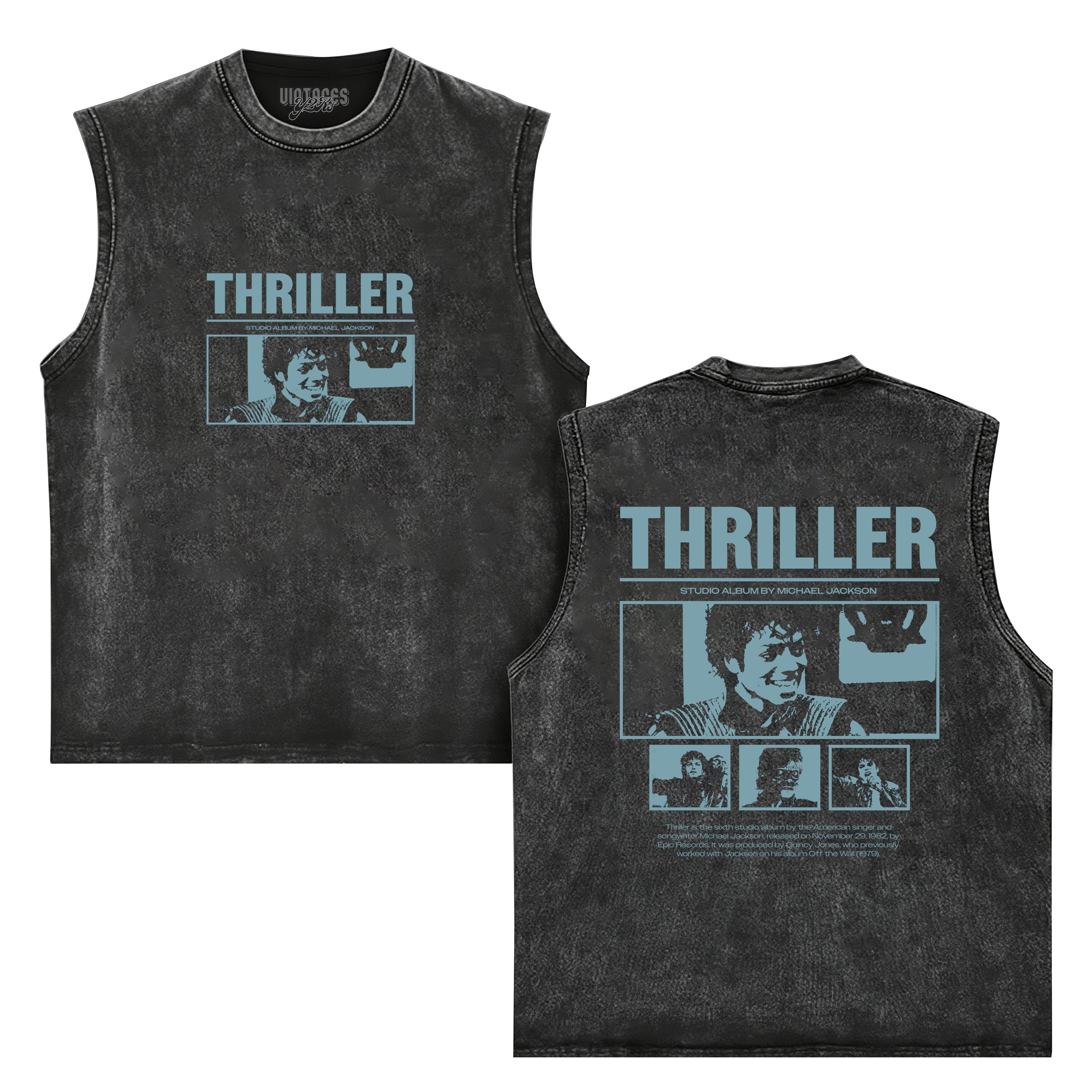 MICHAEL JACKSON THRILLER POSTER TANK TOP & TEE