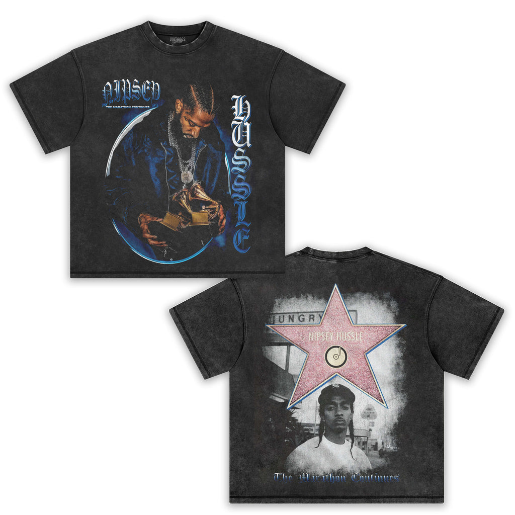 NIPSEY HUSSLE & THE MARATHON CONTINUES TEE