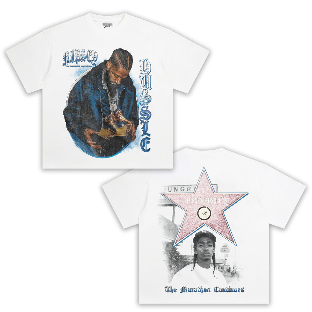 NIPSEY HUSSLE & THE MARATHON CONTINUES TEE