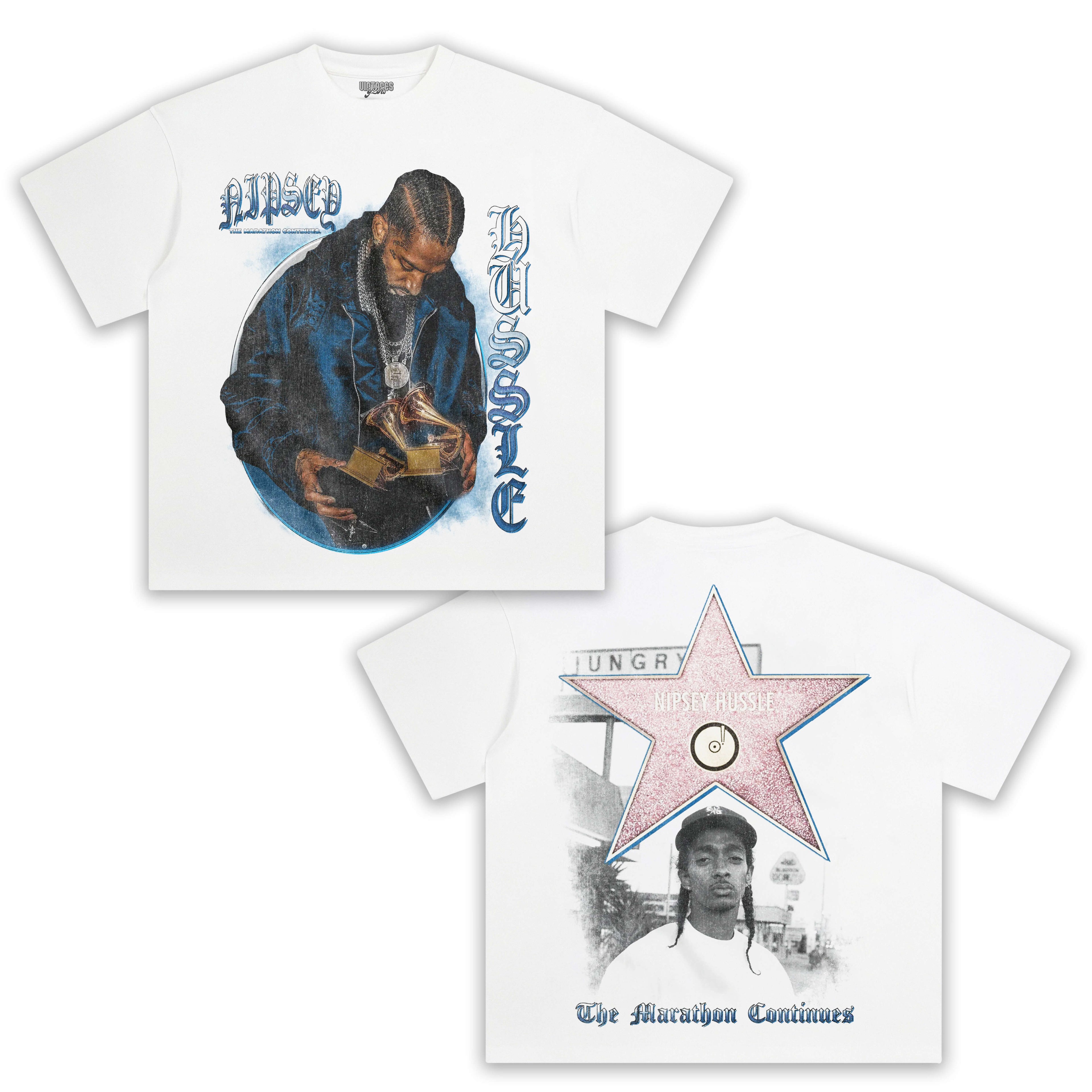NIPSEY HUSSLE & THE MARATHON CONTINUES TEE
