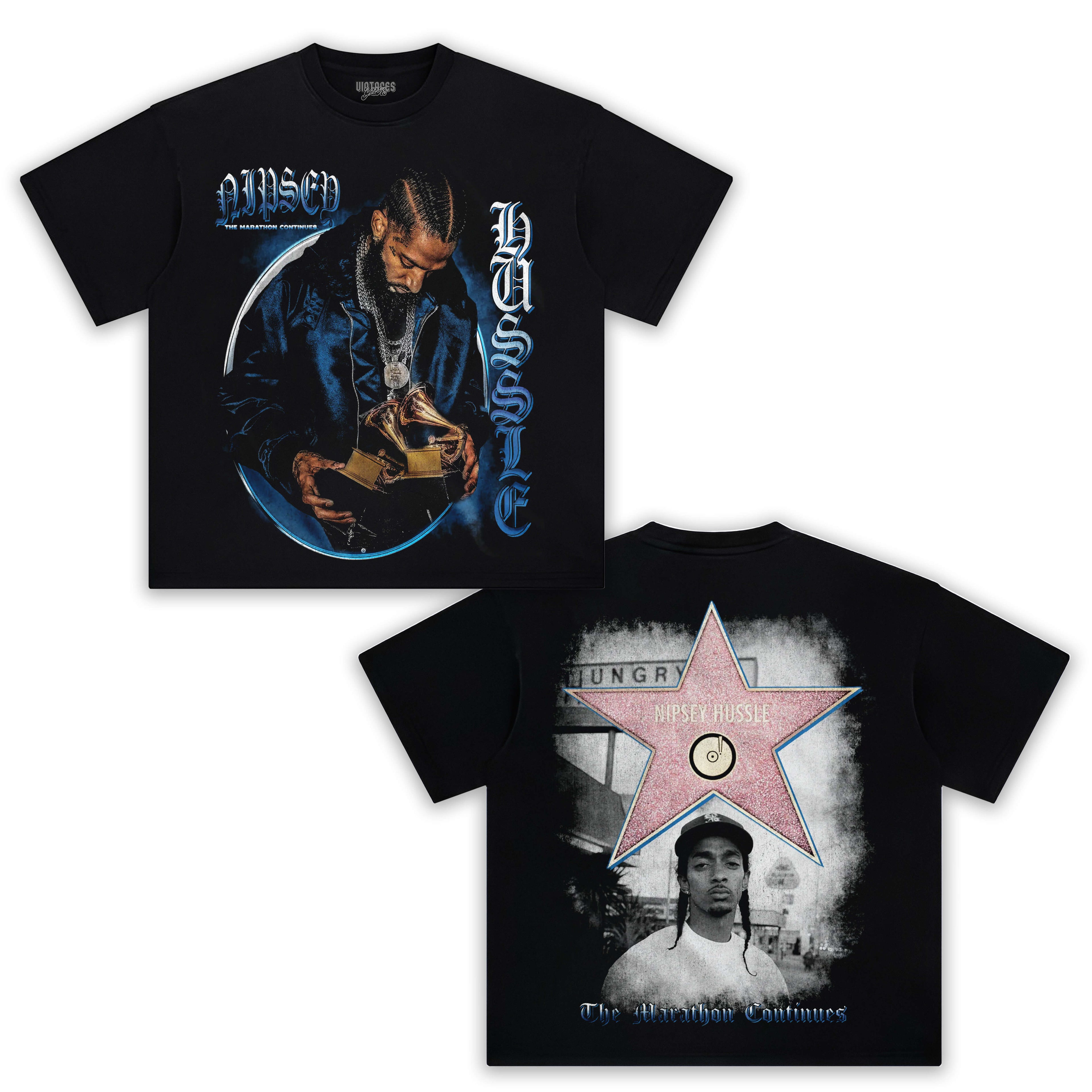 NIPSEY HUSSLE & THE MARATHON CONTINUES TEE