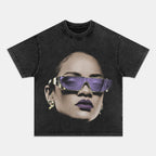 RIHANNA BIG FACE TEE - Y2K VINTAGES