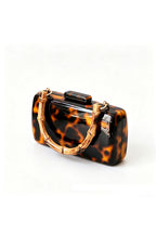 Curveinse Acrylic Leopard Print Evening Bag